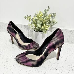 Christian Dior Dior Slip On Round Toe Stilettos Heel Pumps Shoes 37 Ombré LS